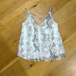 Karlie Small Animal Print Tank Barely Worn